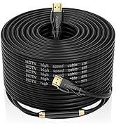 4K HDMI Cable 100ft, High Speed Hdmi Cables (HDMI2.0,18Gbps,1080P)-Ethernet Audio Return Video 4K...
