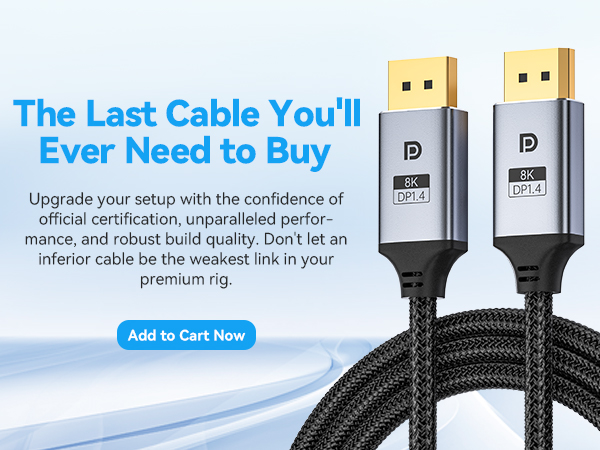 DisplayPort to DisplayPort Cable