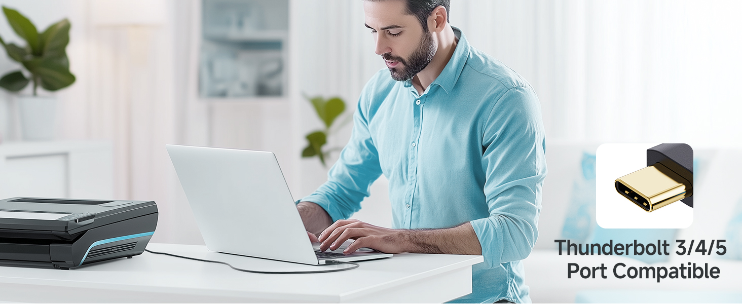 USB B to USB C Cable - 3.3ft, USB-C to USB-B Cable, MIDI to USBC Cord