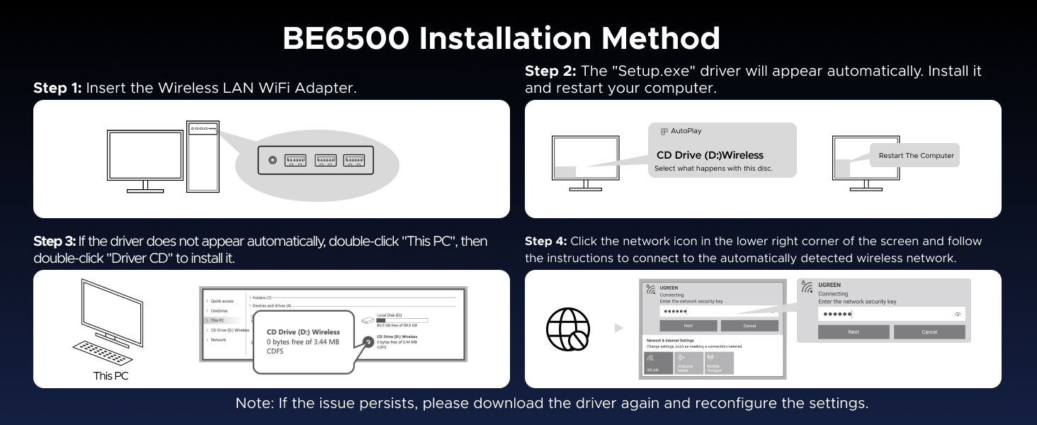 wifi adapter usb wifi 6 7 adapter for desktop pc ax5400 be6500 wifi dongle usb3.0 wireless adapter