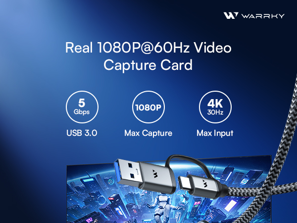 WARRKY USB 3.0 Video Capture Card
