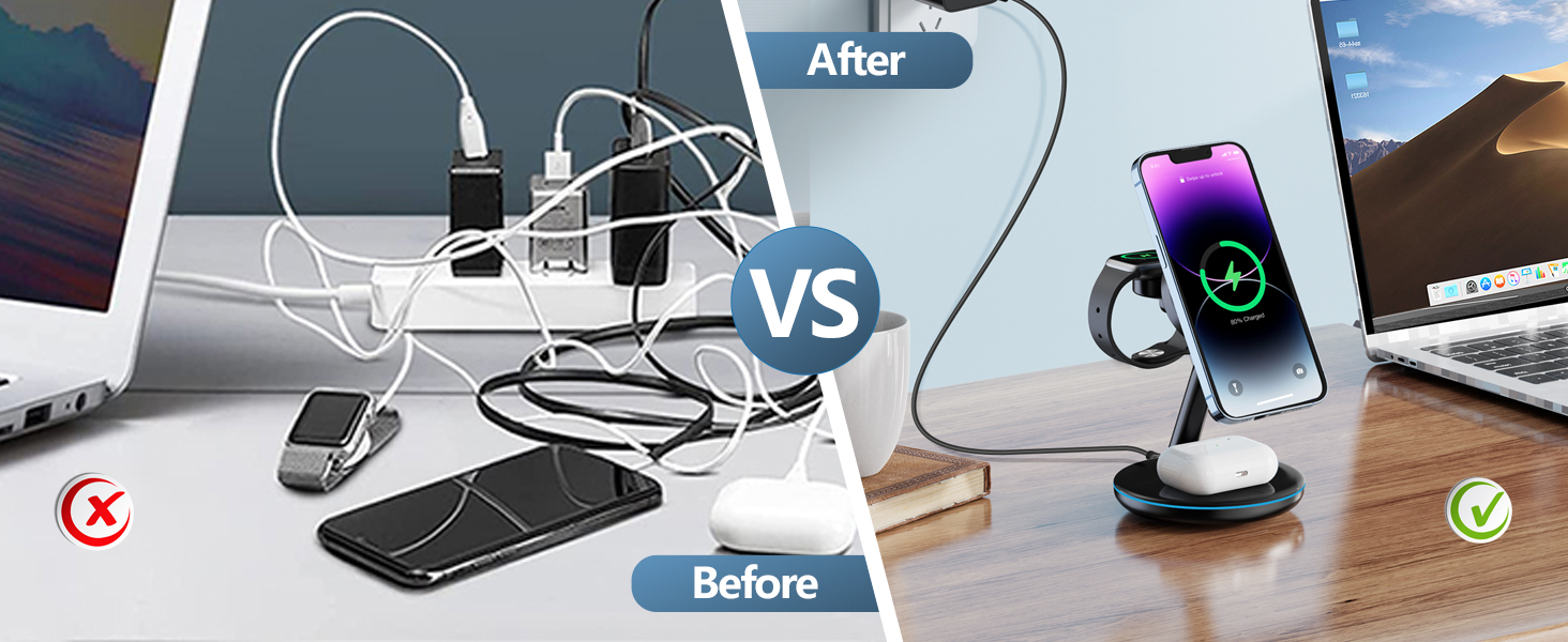 3 in 1 Charging Station for Apple Devices