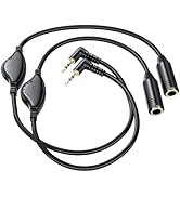 PChero 3.5mm Headphone Extension Cables, 2 Packs 3.5 mm Male to Female Stereo Audio Extender TRS ...