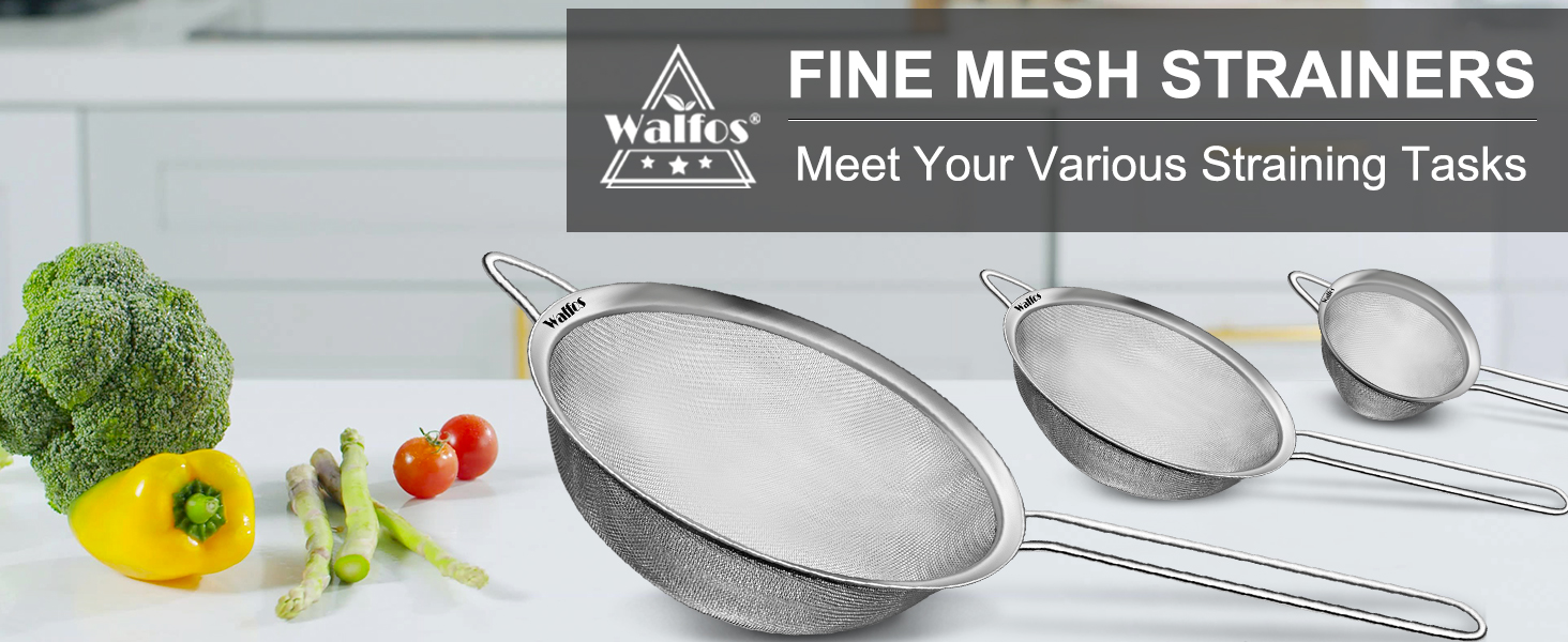 strainer fine mesh strainers