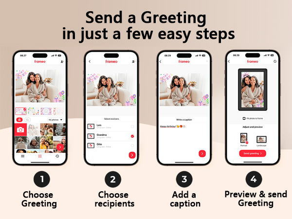 32GB FRAMEO 10.1 Inch Smart WiFi Digital Photo Frame