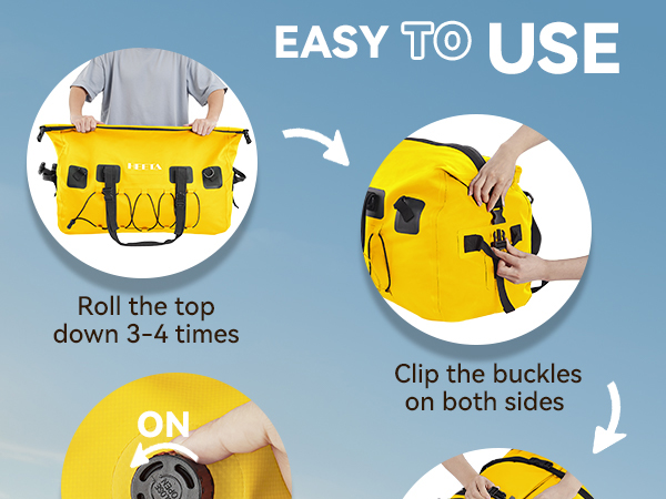 waterproof duffel
