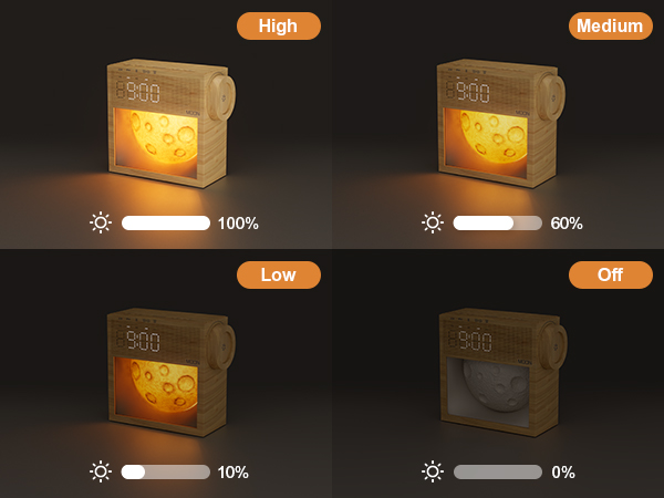 alarm clock with sound machine alarm clock for heavy sleepers wake up light sunrise alarm clock