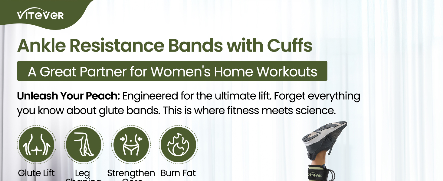 Ankle Resistance Bands with Cuffs