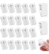 20 Pieces Self Adhesive Clips, Tapestry Clips Sticky Clips Wall Clips Photo Clips Poster Clips Pl...