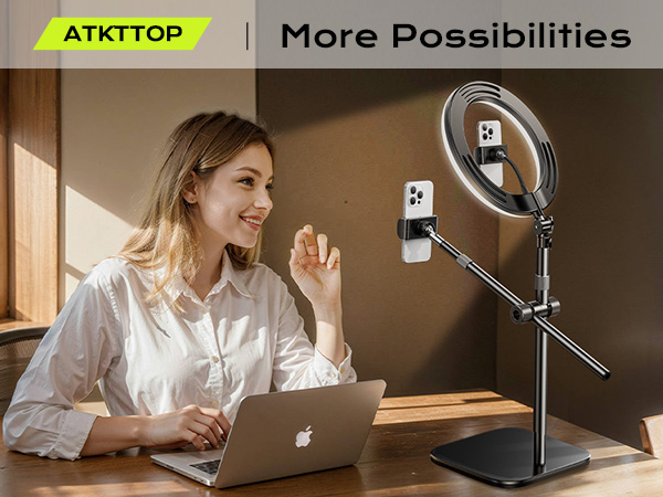 selfie ring light with tripod stand