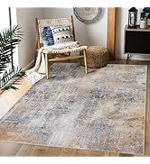 Domitapis Area Rug 5×7, Vintage Boho Rug,Ultra-Soft Low Pile, Washable, Non Slip,Stain Resistant ...