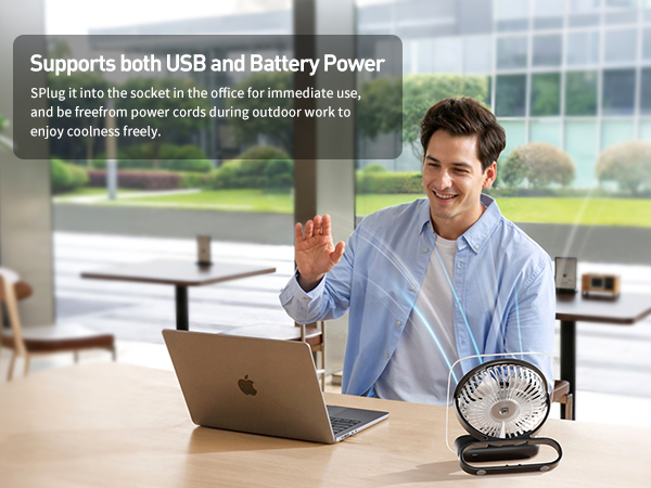 Small Desk Fan Quiet 6