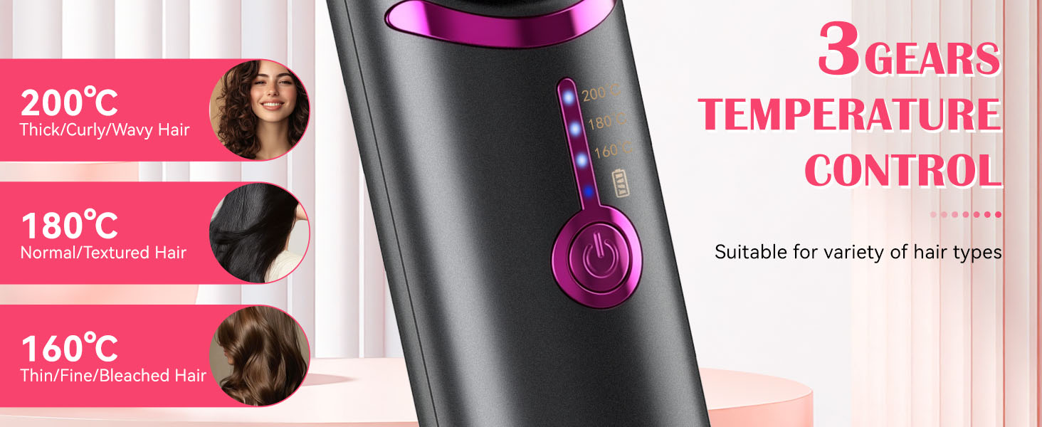 cordless straightening brush