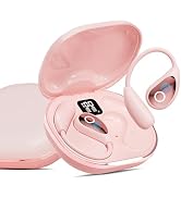 Open Ear Earbuds wireless bluetooth Headphones 5.4 Sports with Smart Digital Display,Clear Calls,...