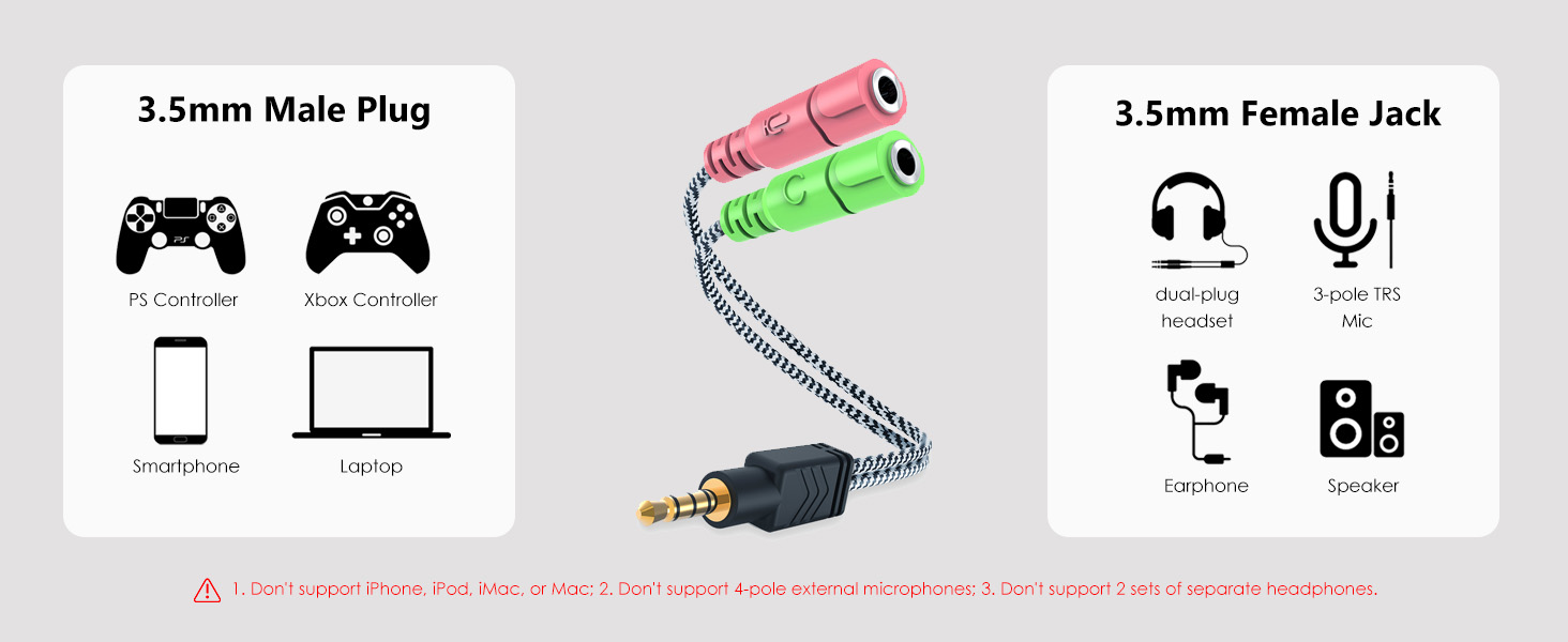 MillSO 3.5mm headset adapter