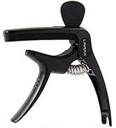 Linrax C1 Guitar Capo, 3 in 1 Zinc Alloy Capo with Pick Holder and Bridge Pin Puller, Capos for A...