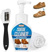 Nanoxa Suede Shoe Cleaner, Suede and Nubuck Cleaner, No-Rinse Foam Shoe Cleaning Kit with Brush &amp;...