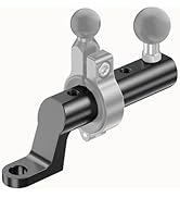 LOKTENWO Aluminum Alloy Durable Motorcycle Mirror Extenders, Solid Motorcycle Headlight Bracket G...