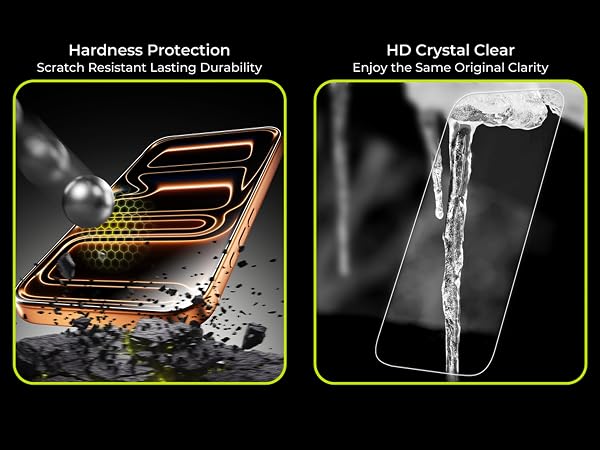 3 Pack Designed for iPhone 17 pro max Screen Protector with Installation Frame
