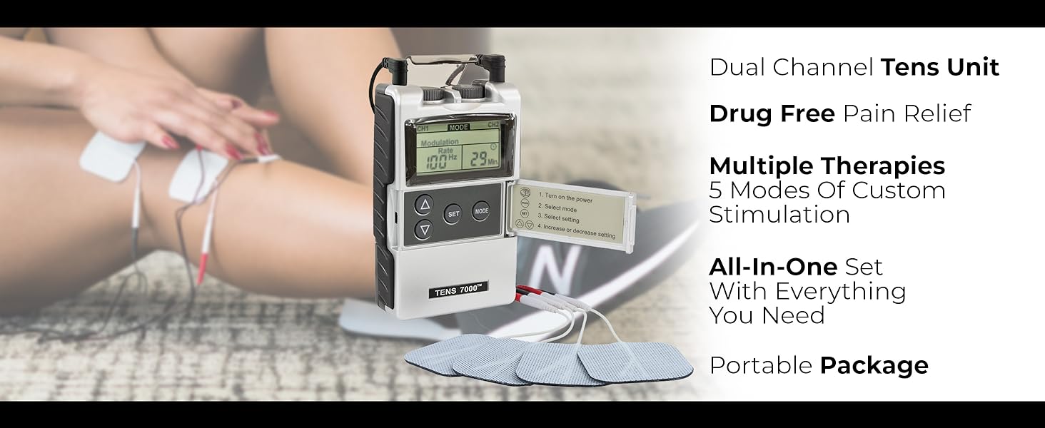 TENS unit muscle stimulator e stim tens units
