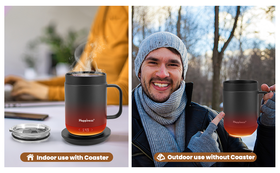 heated coffee mug