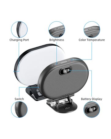 selfie light clip on phone portable video led camera ring content tiktok photography vlogging make