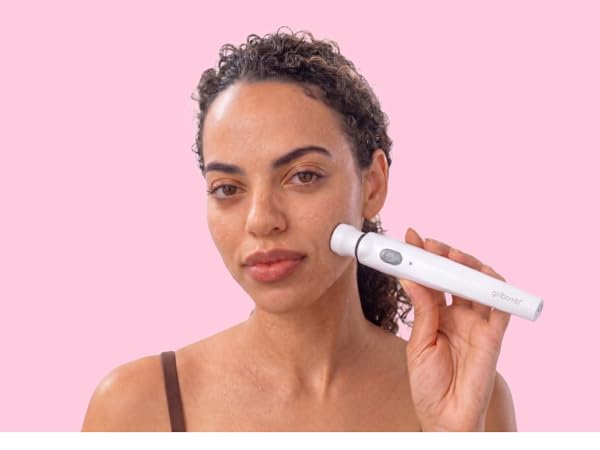 Woman with trimmer