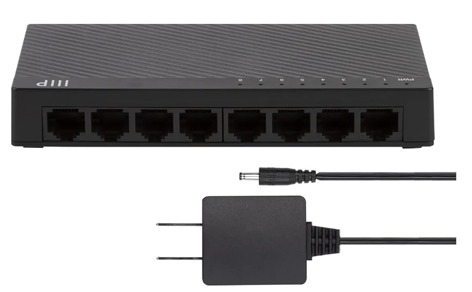 8-Port Fast Ethernet Unmanaged Switch Compact desktop 8-port 10/100Mbps Ethernet network switch