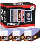 250 PCS TopLoaders Card Sleeves for Trading Cards, 3" x 4" Baseball Card Protectors Card Holder F...