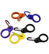 Juroicessry 6Pcs Water Bottle Clip, Silicone Water Bottle Buckle with Clip, Portable Secure Bottl...