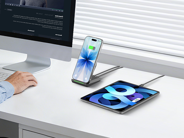 2 in 1 wireless charger