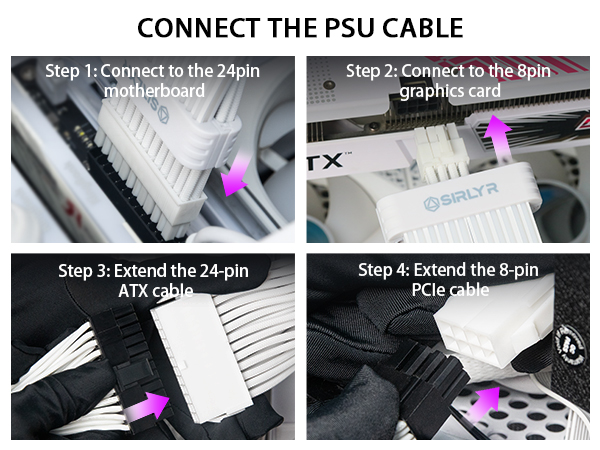 Connect to psu cable
