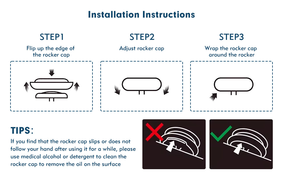 thumb grip caps
