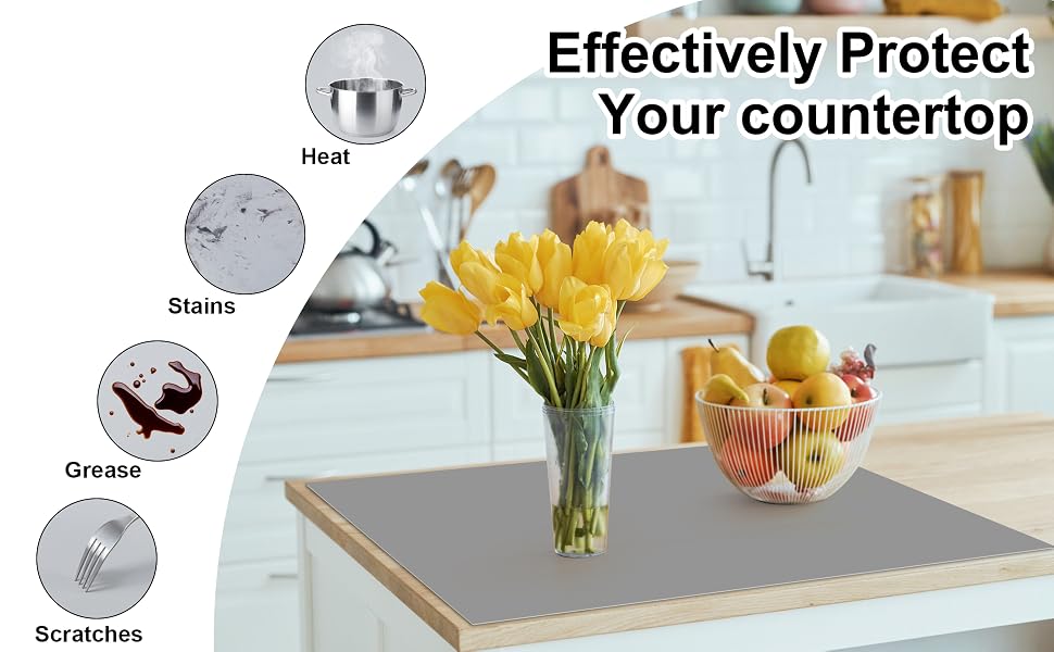 Large silicone table mat