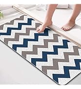 Shower Mat Non Slip Bathtub Mat Without Suction Cups, 15.7×36 Inch, with Drainage Holes, PVC Loof...
