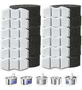 Invengo Replacement Filters for Cat Water Fountain, 6 Carbon Filters &amp; 6 Foam Sponges Compatible ...