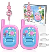 BUKEWIT Walkie Talkies for Kids 2 Pack,Kids Walkie Talkies Toys for Girls,Outdoor Adventure Toys ...