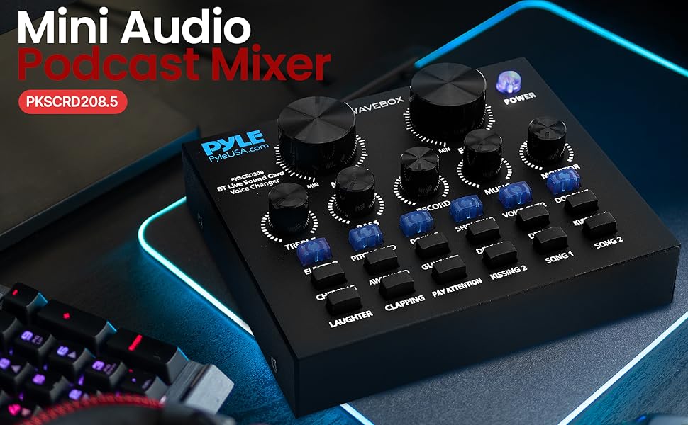 Mini Audio Podcast Mixer;Voice Changer;Podcast Mixer;Mini Audio Podcast:Recording Audio Mixer