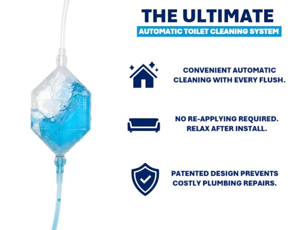 Automatic Toilet Cleaning System Blue Pod Tablet Puck