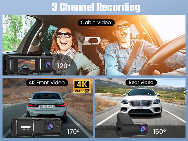 dash cam front and rear