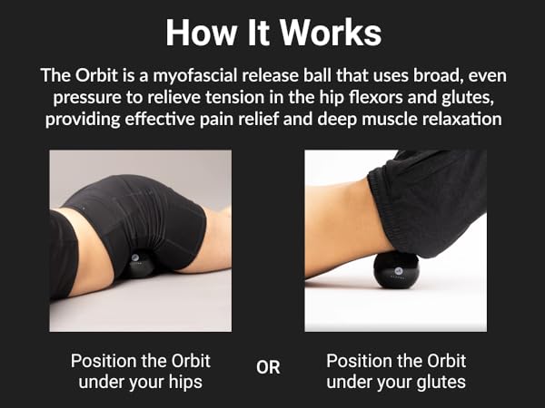 back stretcher massager lacrosse ball muscle roller pain relief trigger point tool hip release