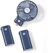 HandFan 10400mAh Portable Handheld Fan, Rechargeable Personal Hand Fan, Foldable Electric Mini Fa...