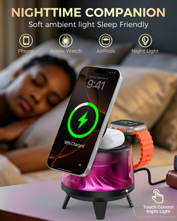 3 in 1 Wireless Charging Station