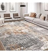 DMOYEST Area Rug Living Room Rugs - 9x12 Washable Large Soft Indoor Neutral Modern Abstract Low P...