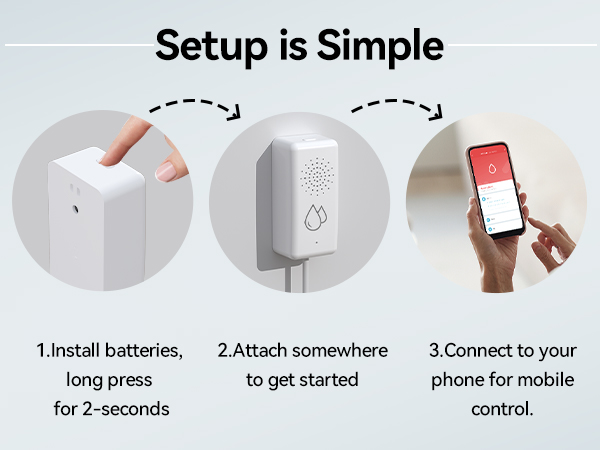 water alarm leak detector