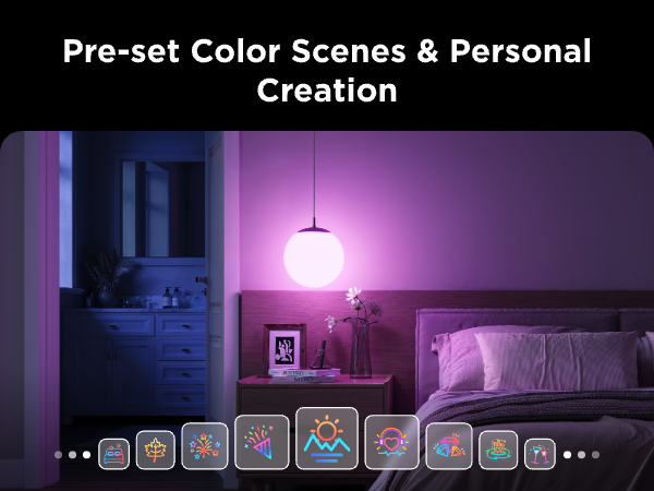 Pre-set Color Scenes &amp;amp;amp; Personal Creation