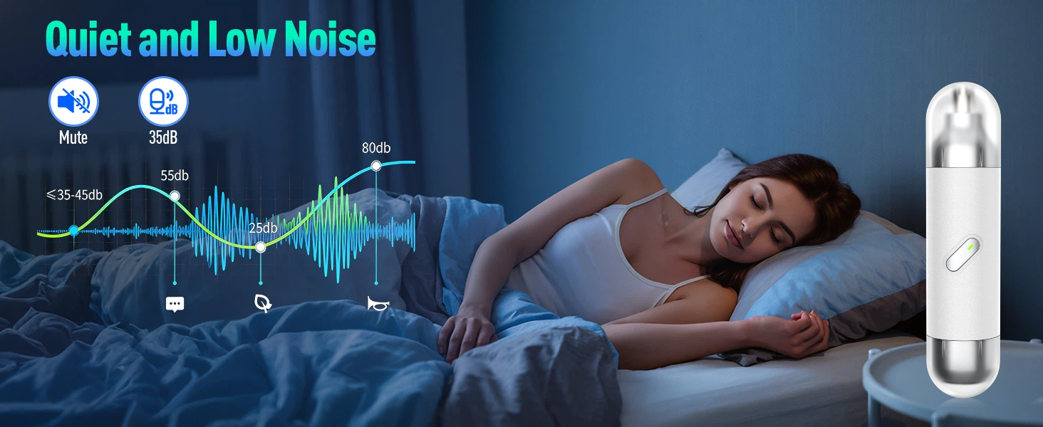 Rechargeable Professional Painless Nose Trimmer for Ear and Eyebrow