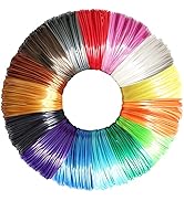 DO3D 15 Bright Colors 1.75mm 3D Pen Silk PLA Filament Refill, Each Color 4m, Total 60m 3D Printer...