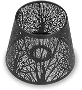 Metal Lampshade Table Lamp Cover Carved Forest Tree Shaped Light Shade E27 Mini Lamp Shades Decor...