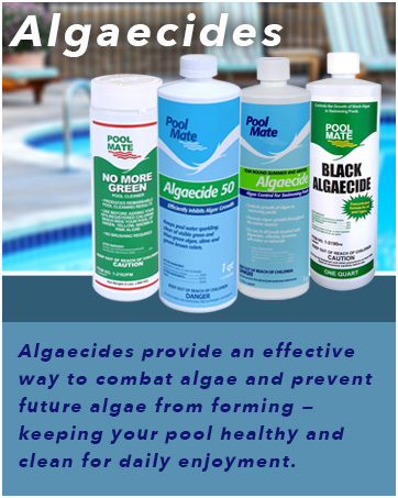Algaecides provide an effective way to combat algae and prevent future algae from forming.